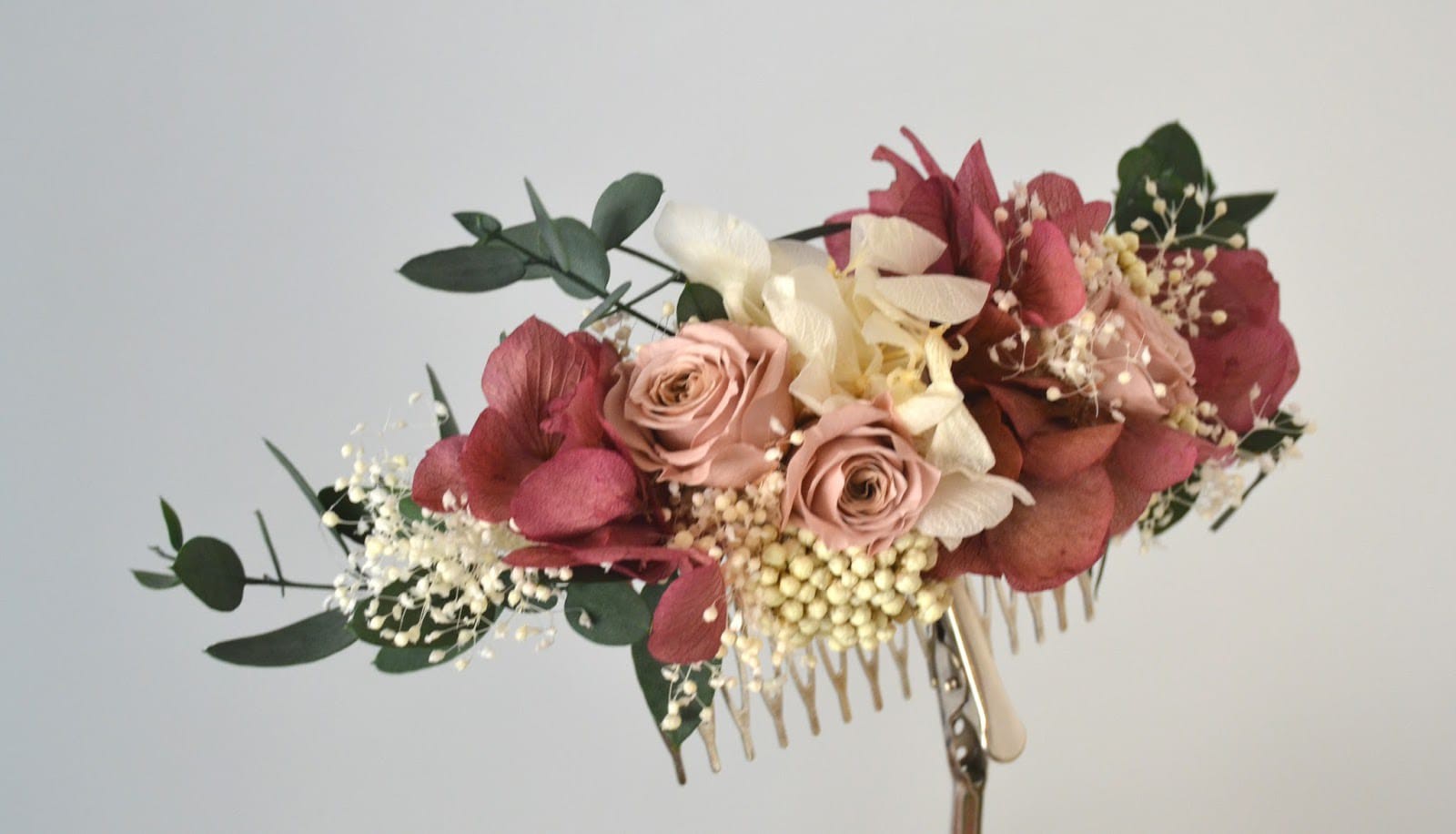 Tocado flor preservada Creta