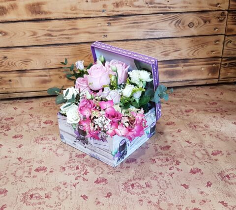 Caja flor