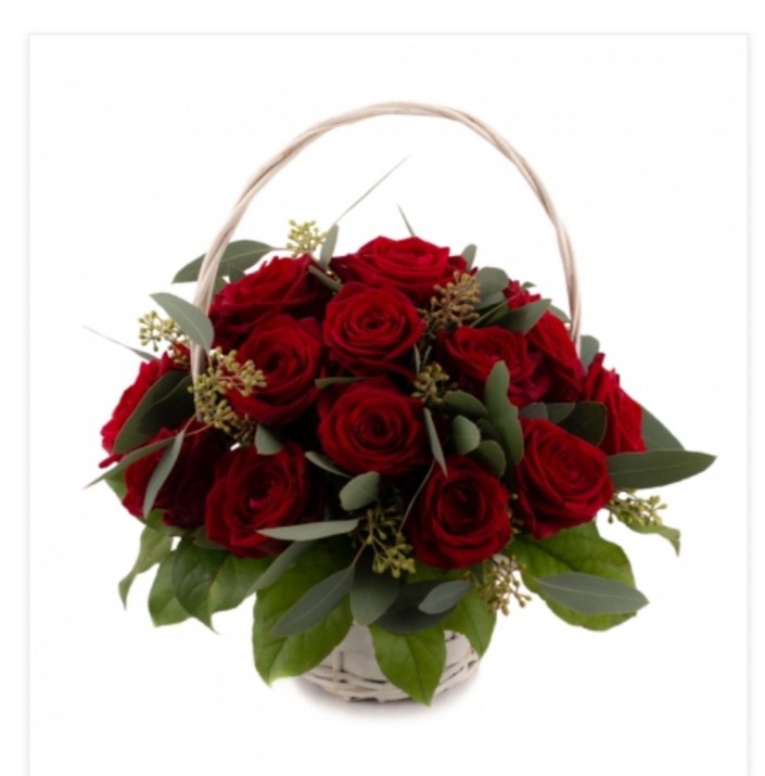 Cesta rosas